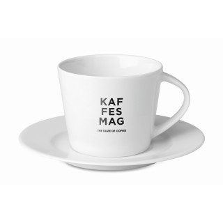 Taza capuccino publicitaria con platito 180ml